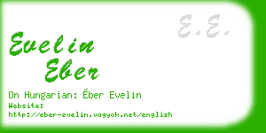 evelin eber business card