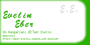 evelin eber business card